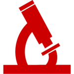 Icon of a microscope